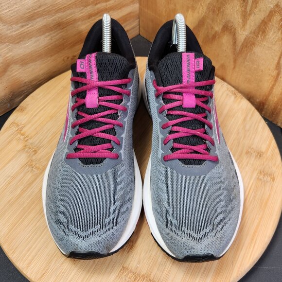 Brooks Womens Ravenna 10 Gray Running Shoes Sneakers Size 8.5 - Picture 3 of 9